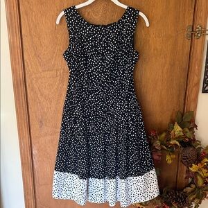 Lauren Ralph Lauren Polka Dot Midi Dress
